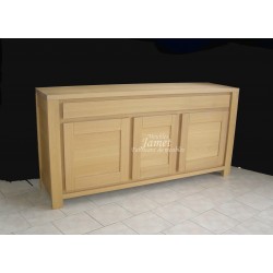 Enfilade Contemporaine en bois tiroir noir - MEUBLES JAMET