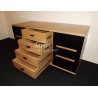 Enfilade style Atelier marron noir - MEUBLES JAMET