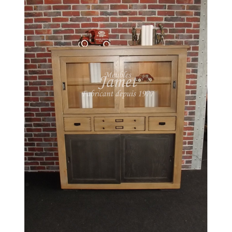 Vitrine style atelier.Réf.4147
