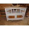 Meuble TV HIFI d'angle laqué gris - MEUBLES JAMET