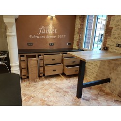 Cuisine sur mesure style Atelier