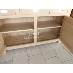 Deux corps Contemporain double vitrine - MEUBLES JAMET