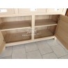 Deux corps Contemporain double vitrine - MEUBLES JAMET