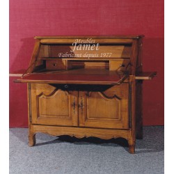 Bureau Dos D'âne en chêne LOUIS XV