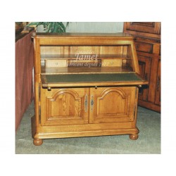 Bureau dos d'âne LOUIS XIV en bois clair - MEUBLES JAMET