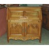 Bureau Dos D'âne sculpté en chêne Réf. BS 603