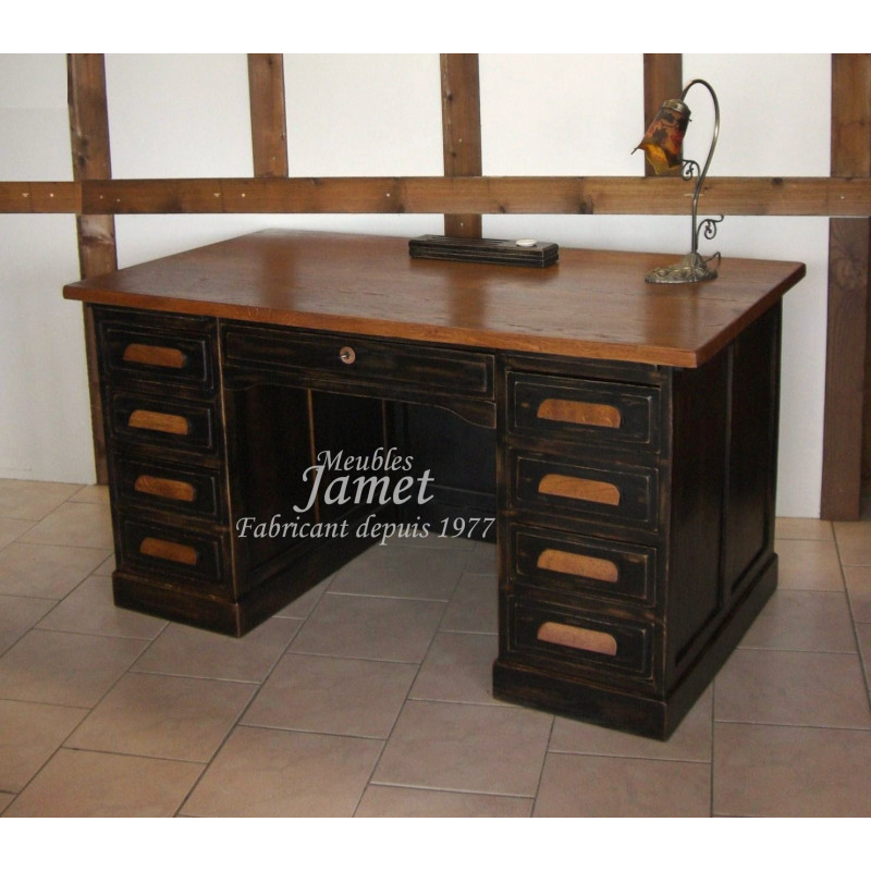 Bureau de ministre en chêne Réf. BS 643