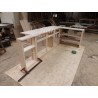 Agencement de bureau en bois rouge - MEUBLES JAMET