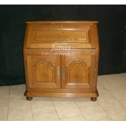 secrétaire dos d'âne en chêne LOUIS XIV - MEUBLES JAMET
