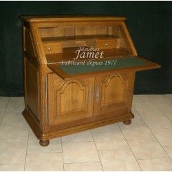 secrétaire dos d'âne en chêne LOUIS XIV - MEUBLES JAMET