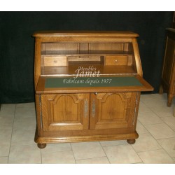 secrétaire dos d'âne en chêne LOUIS XIV - MEUBLES JAMET