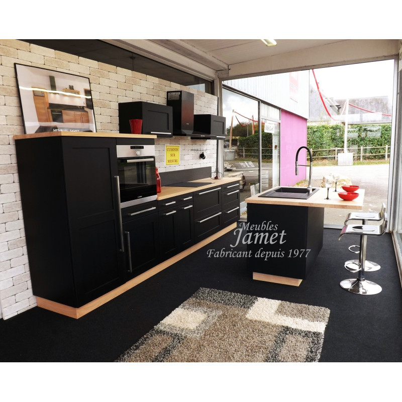 Cuisine sur mesure en chêne