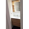 salle de bain contemporaine en chêne
