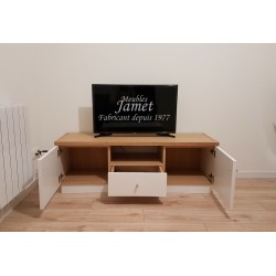 Meuble TV en bois contemporain - MEUBLES JAMET