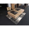Table de salon relevable en bois style Atelier - MEUBLES JAMET