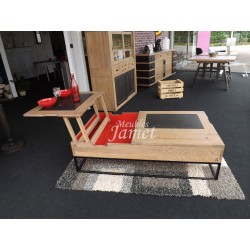 Table de salon relevable en bois style Atelier - MEUBLES JAMET