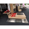 Table de salon relevable en bois style Atelier - MEUBLES JAMET