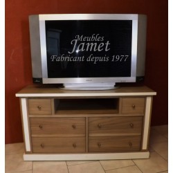 Meuble de télévision Contemporain en chêne