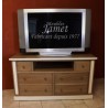 Meuble de télévision Contemporain en chêne