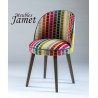 Fauteuil design BLEZ piètement chêne