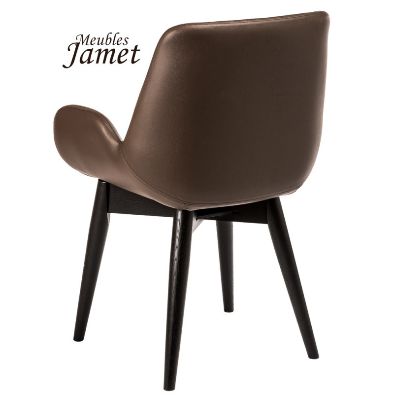 Fauteuil MILA Piètement rond conique