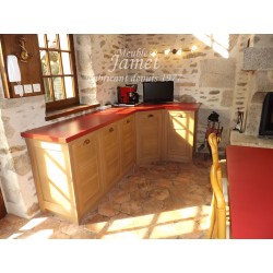 Cuisine de style contemporaine en chêne FERRIERE2