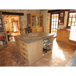 Cuisine de style contemporaine en chêne FERRIERE2