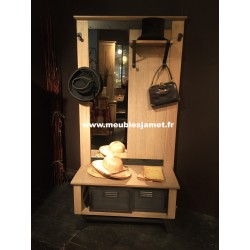 Vestiaire style Industriel en chêne