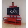 Meuble TV Chevalet en chêne