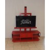 Meuble TV Chevalet en chêne 4127 R