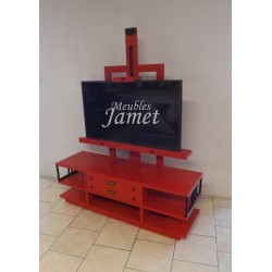 Meuble TV Chevalet en chêne 4127 R
