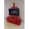 Meuble TV Chevalet en chêne 4127 R