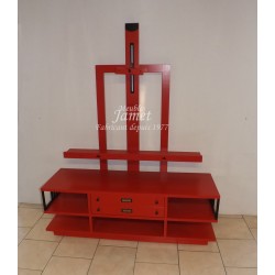 Meuble TV Chevalet en chêne 4127 R