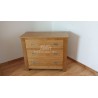 Commode 3 tiroirs en chêne massif