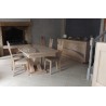Salle contemporaine en chêne massif BEIGE