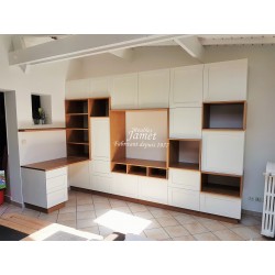 Bibliothèque bureau meuble TV LE MANS