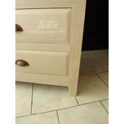Chiffonnier contemporain en chêne massif CH 300