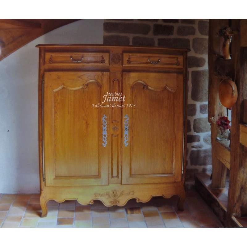 Commode de commis sur mesure en chêne MC 61