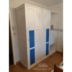 Dressing avec tiroir secret Bleu