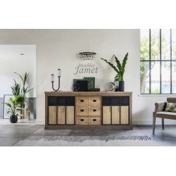 Enfilade bois et métl