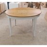 Table ronde pieds sabre