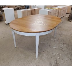Table ronde pieds sabre