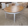 Table ronde pieds sabre