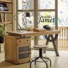 Bureau extensible style Industriel