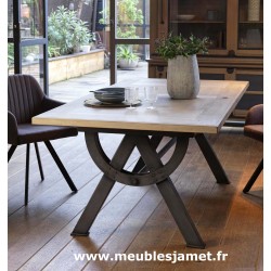 Table repas style Industriel