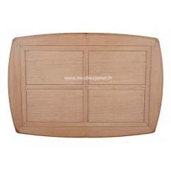 Table Ovalisée en chêne TRA 5704 G
