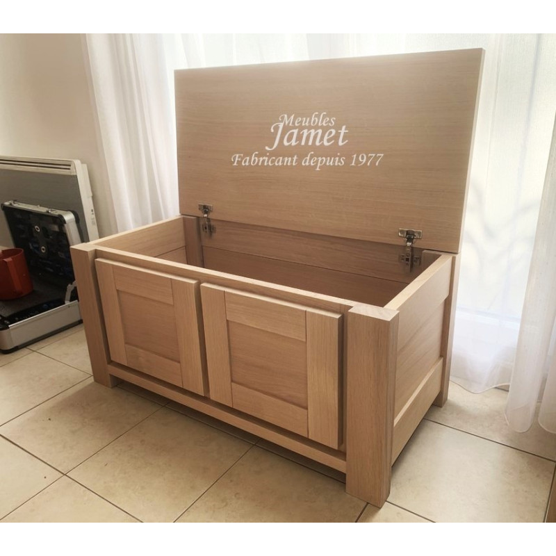 Coffre Contemporain chêne massif