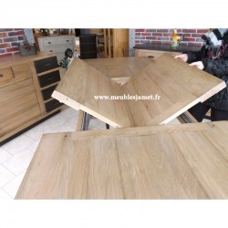 Table style Industriel piétement X