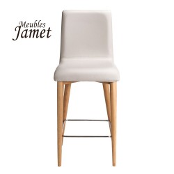 Tabouret YAM T 9838 piètement rond conique