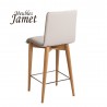 Tabouret YAM T 9838 piètement rond conique